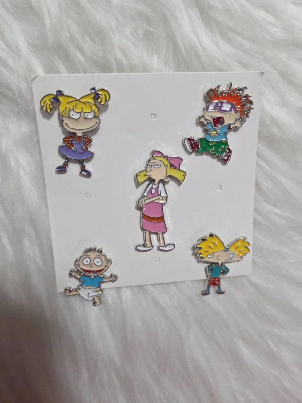 Nickelodeon Rugrats & Hey Arnold Pin Set